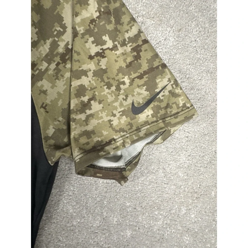 Nike Dri-fit Carolina Panthers Salute To‎ Service NFL On Field Shirt XXL Camo